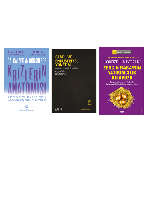 Dalgalardan Döngülere Krizlerin Anatomisi... +2 Adet Ekonomi Kitabı