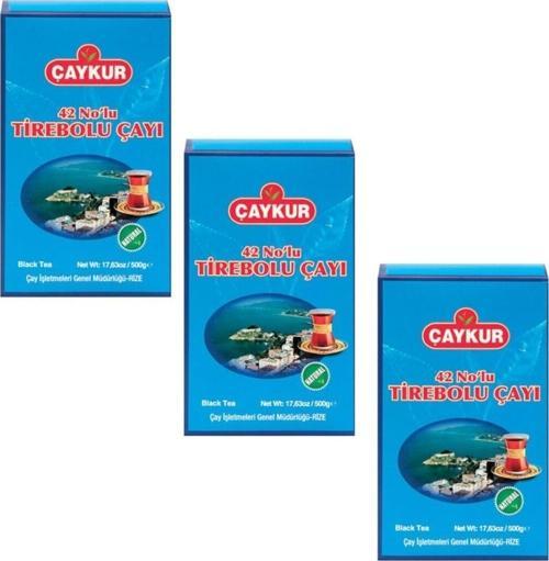 Caykur 42 Nolu Tırebolu Cay 3*500Gr