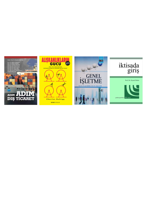 Adım Adım Dış Ticaret... +3 Adet Ekonomi Kitabı