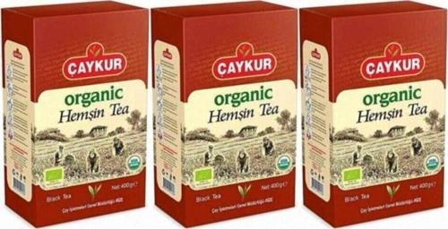 Organik Hemşin Çayı Karton Kutu 400 Gr 3'Lü Paket