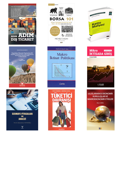 Adım Adım Dış Ticaret... +8 Adet Ekonomi Kitabı