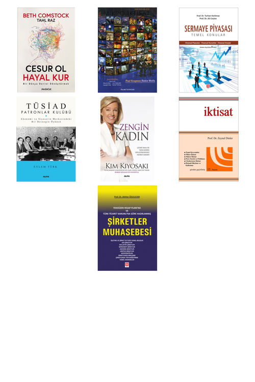 Cesur Ol Hayal Kur... +6 Adet Ekonomi Kitabı