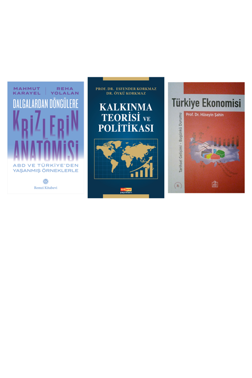 Dalgalardan Döngülere Krizlerin Anatomisi... +2 Adet Ekonomi Kitabı