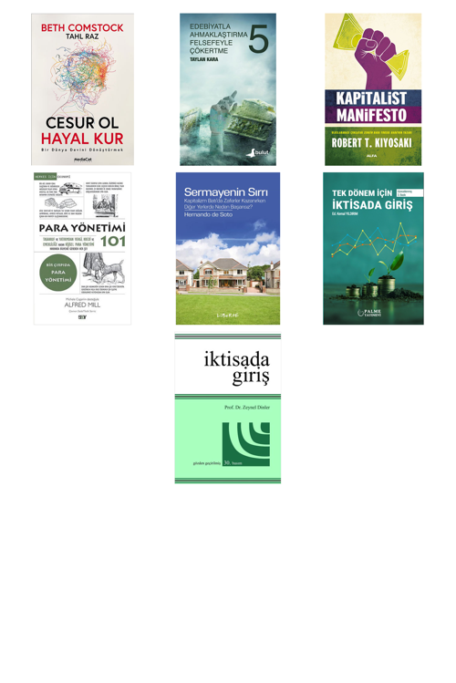 Cesur Ol Hayal Kur... +6 Adet Ekonomi Kitabı