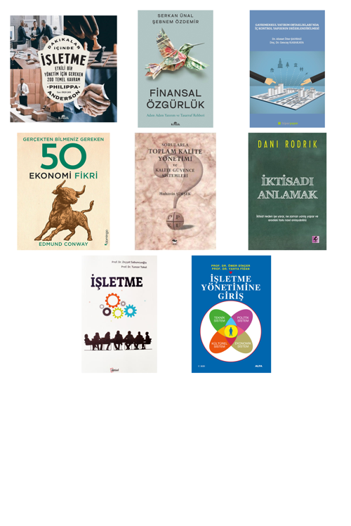 Dakikalar İçinde İşletme - Etkili Bir Yönetim... +7 Adet Ekonomi Kitabı