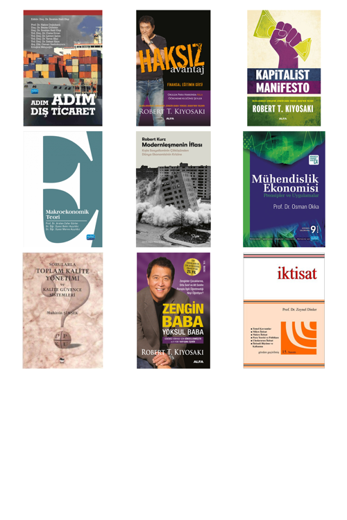Adım Adım Dış Ticaret... +8 Adet Ekonomi Kitabı