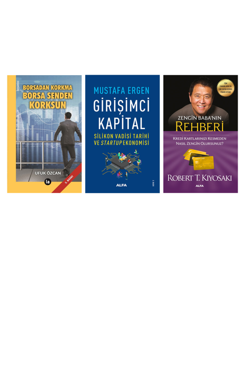 Borsadan Korkma Borsa Senden Korksun... +2 Adet Ekonomi Kitabı