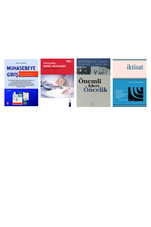 Muhasebeye Giriş... +3 Adet Ekonomi Kitabı