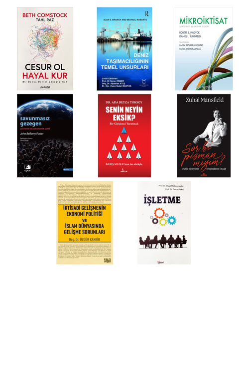 Cesur Ol Hayal Kur... +7 Adet Ekonomi Kitabı
