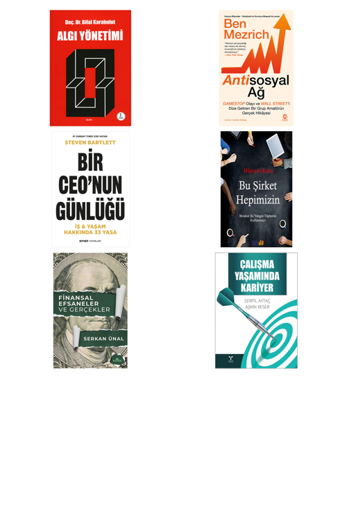 Algı Yönetimi... +5 Adet İş Dünyası Kitabı