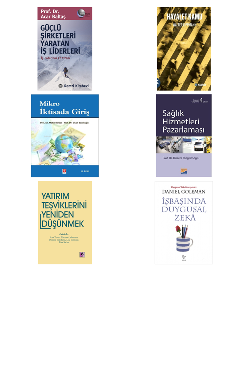 Güçlü Şirketleri Yaratan İş Liderleri... +5 Adet Ekonomi Kitabı