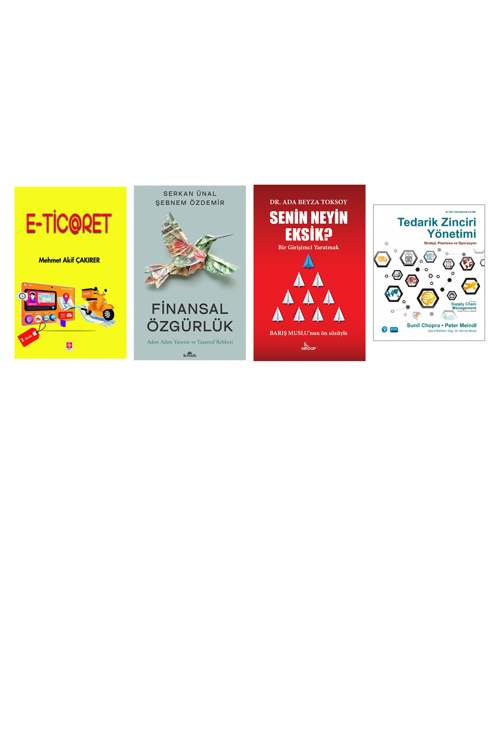 E-Ticaret... +3 Adet Ekonomi Kitabı