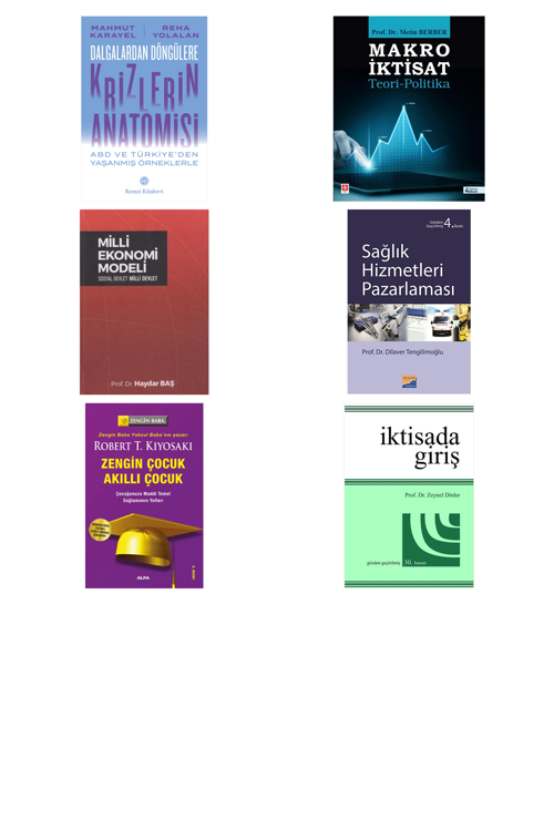 Dalgalardan Döngülere Krizlerin Anatomisi... +5 Adet Ekonomi Kitabı