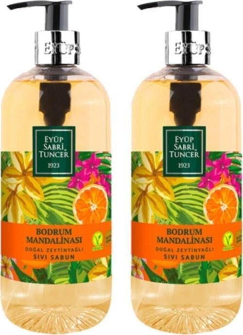 Bodrum Mandalinası Doğal Zeytinyağlı Sıvı Sabun 500 Ml - 2 Adet