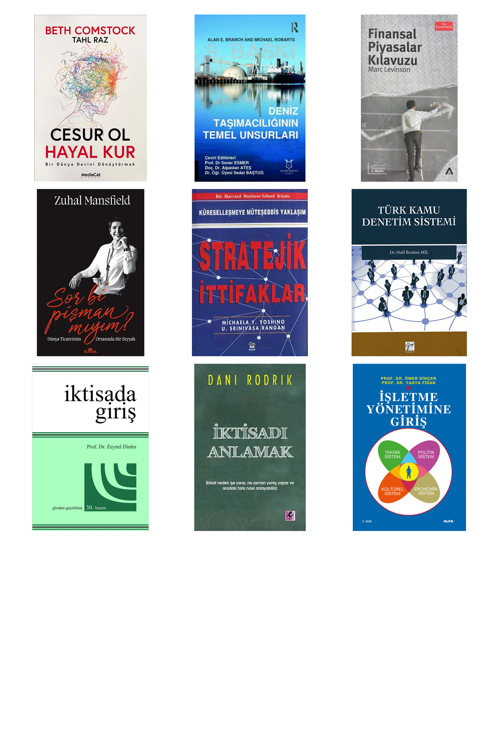 Cesur Ol Hayal Kur... +8 Adet Ekonomi Kitabı