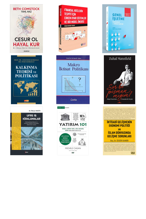 Cesur Ol Hayal Kur... +8 Adet Ekonomi Kitabı