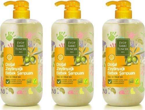 Doğal Zeytinyağlı Bebek Şampuanı 600Ml X3 Adet