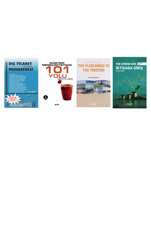 Dış Ticaret İşlemleri Muhasebesi... +3 Adet Ekonomi Kitabı