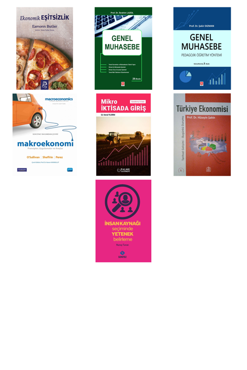 Ekonomik Eşitsizlik... +6 Adet Ekonomi Kitabı