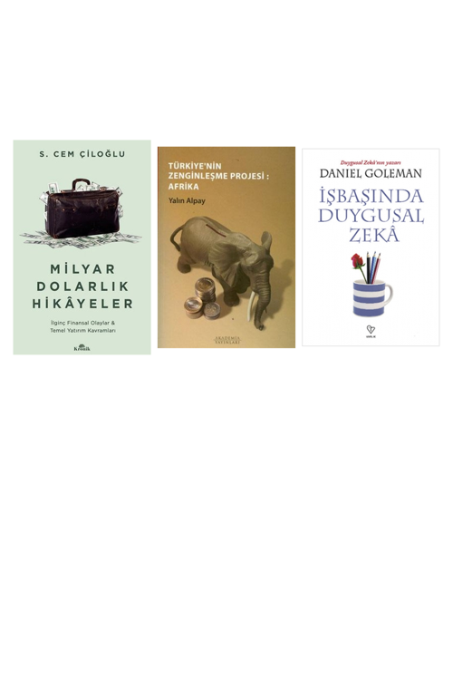 Milyar Dolarlık Hikayeler... +2 Adet Ekonomi Kitabı
