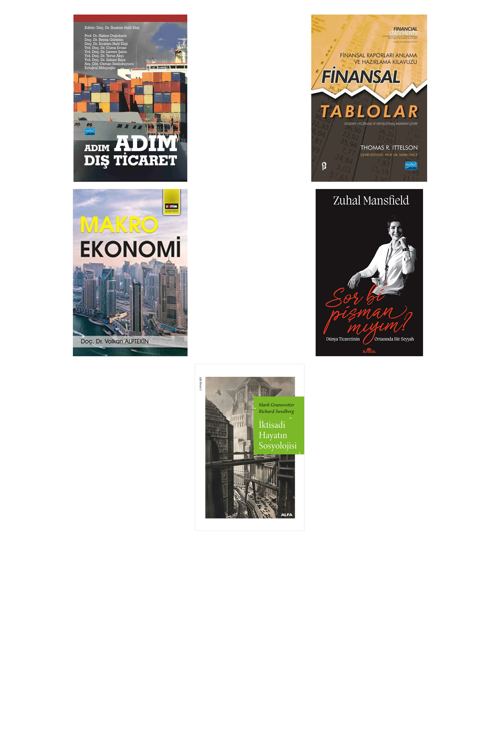 Adım Adım Dış Ticaret... +4 Adet Ekonomi Kitabı