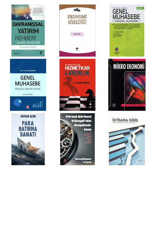 Davranışsal Yatırım Rehberi... +8 Adet Ekonomi Kitabı