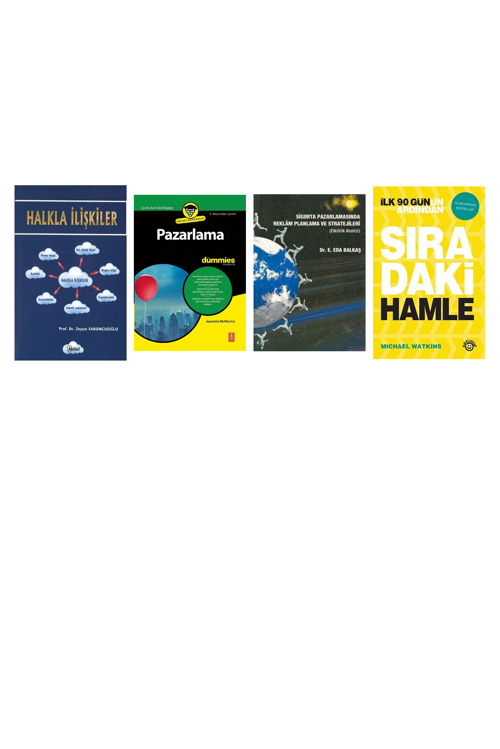 Halkla İlişkiler... +3 Adet İş Dünyası Kitabı