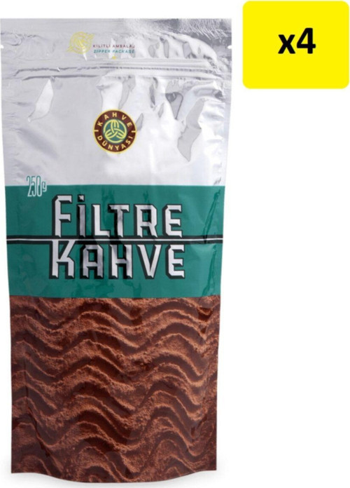 Filtre Kahve 250Gr 4'Lü Paket