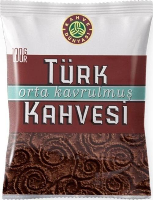 Orta Kavrulmuş Türk Kahvesi 100 Gr 1 Paket 100 Gr Orta Kavrulmuş Kahve
