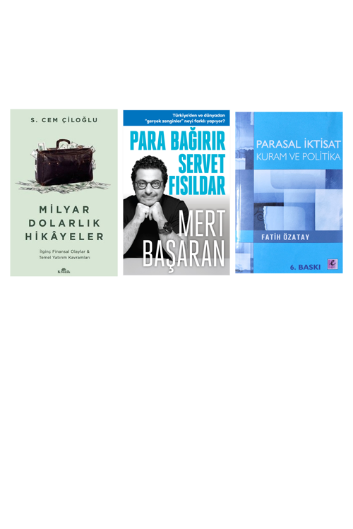 Milyar Dolarlık Hikayeler... +2 Adet Ekonomi Kitabı