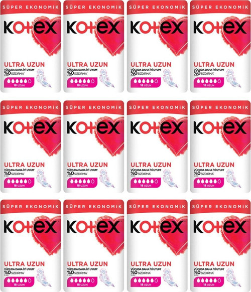 Ultra Süper Ekonomik Paket Uzun 18'Li X 12 Paket