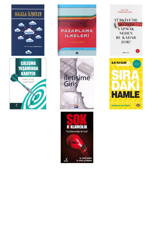 Halkla İlişkiler... +6 Adet İş Dünyası Kitabı