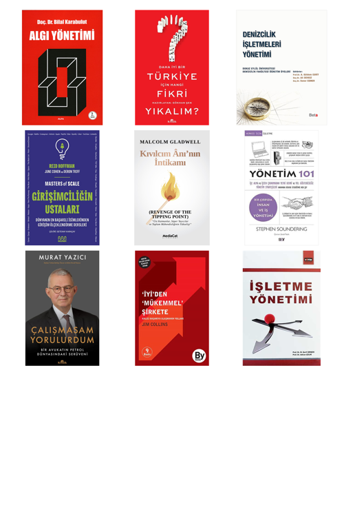 Algı Yönetimi... +8 Adet İş Dünyası Kitabı
