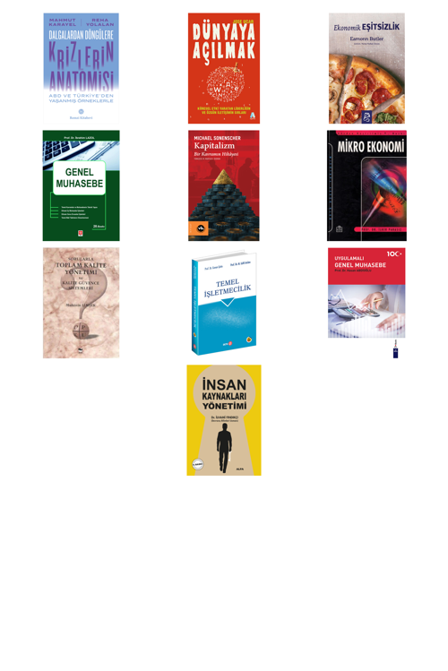 Dalgalardan Döngülere Krizlerin Anatomisi... +9 Adet Ekonomi Kitabı