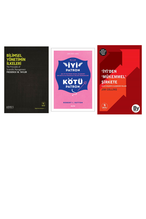 Bilimsel Yönetimin İlkeleri... +2 Adet İş Dünyası Kitabı