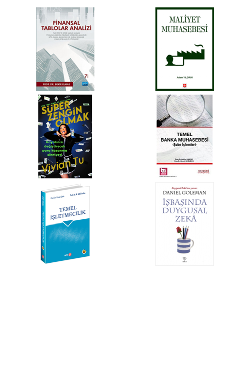 Finansal Tablolar Analizi... +5 Adet Ekonomi Kitabı