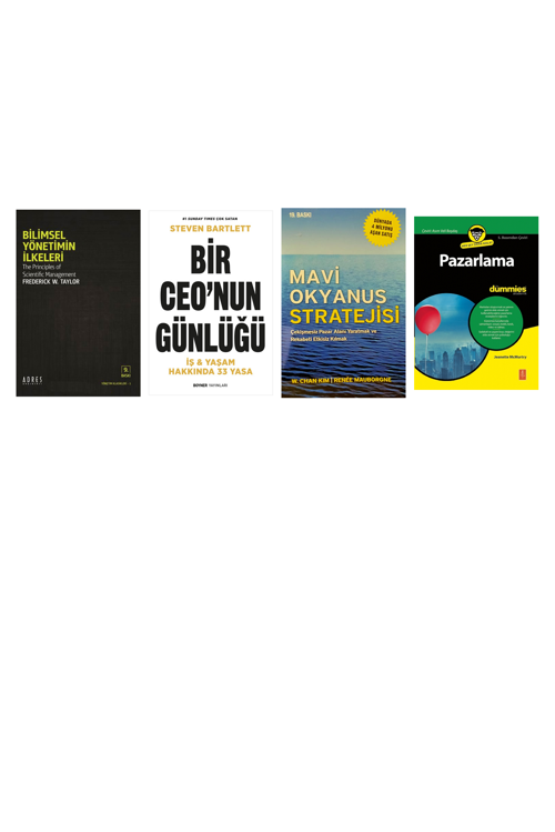 Bilimsel Yönetimin İlkeleri... +3 Adet İş Dünyası Kitabı