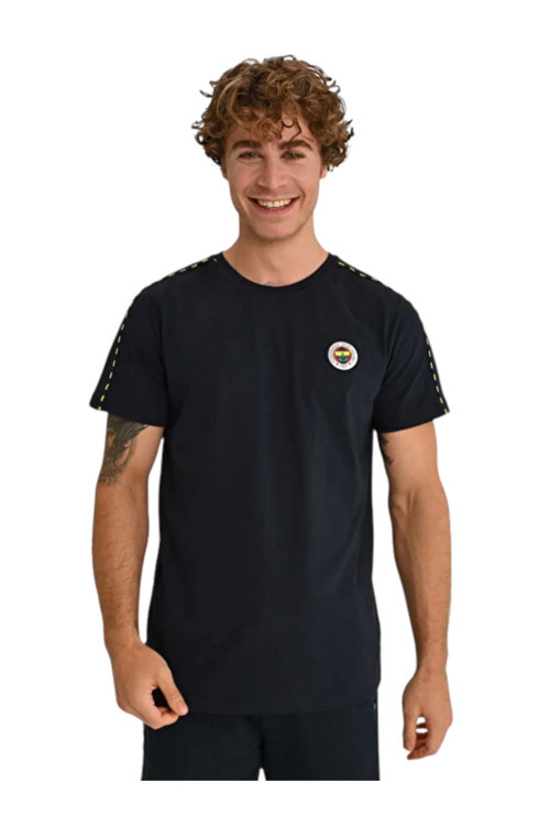 ERKEK SIRT ŞERİTLİ TRIBUN BASIC TSHIRT SIRT LAZER KUTU HEDİYELİ