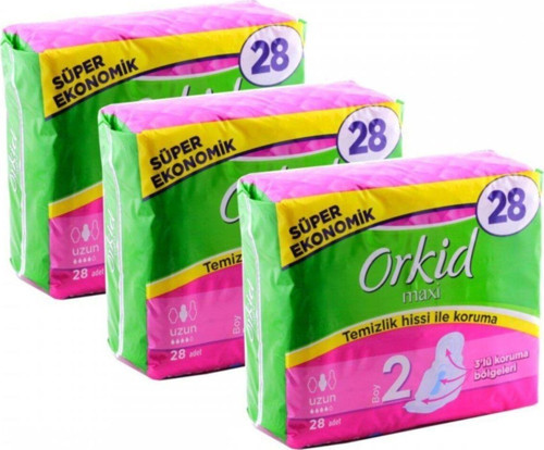 Maxi 4'Lü Uzun 28'Li X 3 Adet
