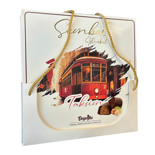 Sembol Taksim Hediyelik Çikolata Fındıklı Krema Dolgulu 300 gr