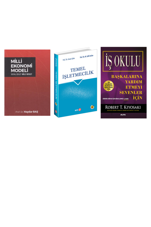 Milli Ekonomi Modeli... +2 Adet Ekonomi Kitabı