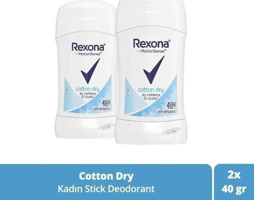 Motion Sense Kadın Stick Deodorant Cotton Dry 48 Saat Koruma 40 G X 2 Adet