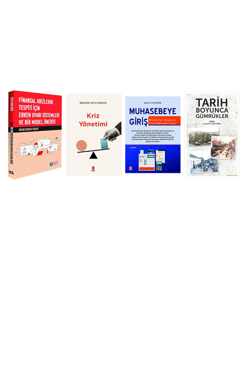 Finansal Krizlerin Tespiti İçin Erken Uyarı S... +3 Adet Ekonomi Kitabı