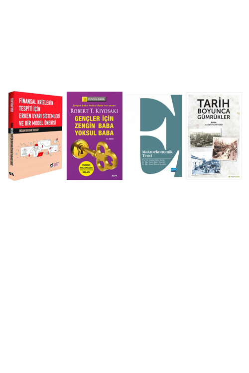 Finansal Krizlerin Tespiti İçin Erken Uyarı S... +3 Adet Ekonomi Kitabı