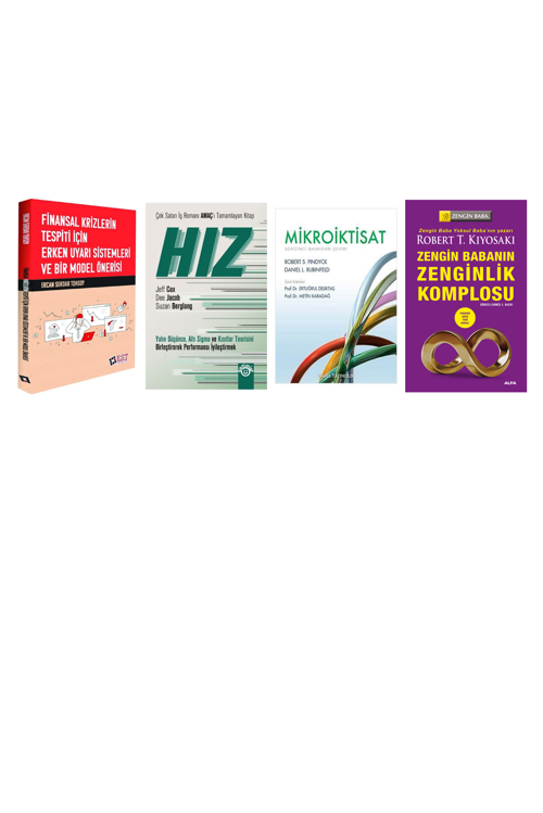 Finansal Krizlerin Tespiti İçin Erken Uyarı S... +3 Adet Ekonomi Kitabı
