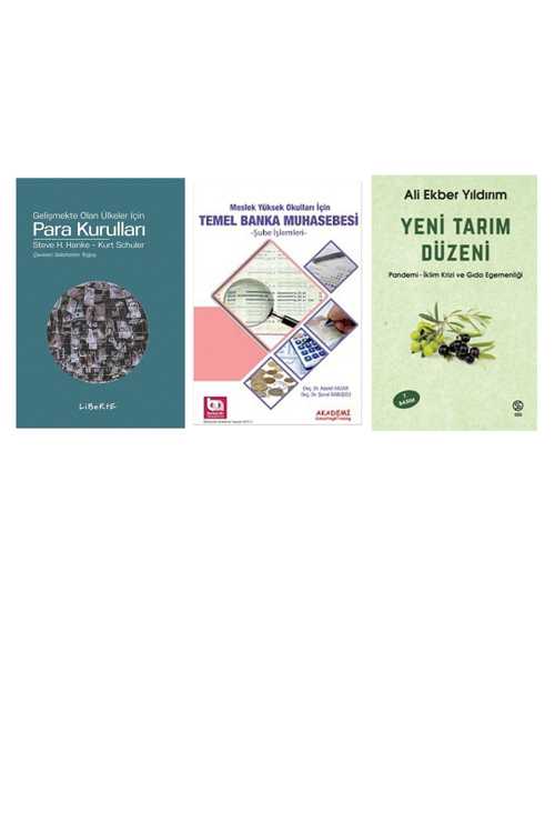 Gelişmekte Olan Ülkeler İçin Para Kurulları... +2 Adet Ekonomi Kitabı