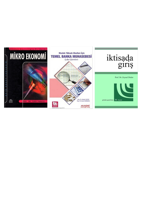 Mikro Ekonomi... +2 Adet Ekonomi Kitabı