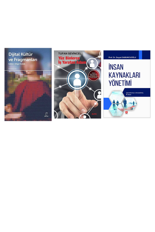 Dijital Kültür Ve Fragmanları... +2 Adet İş Dünyası Kitabı