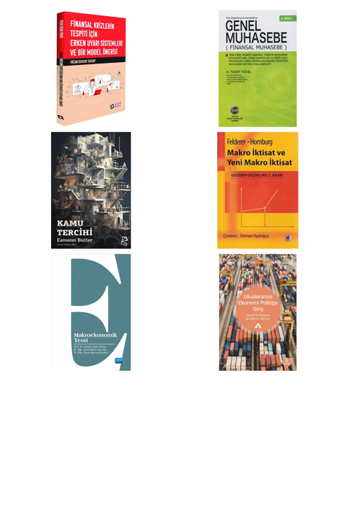 Finansal Krizlerin Tespiti İçin Erken Uyarı S... +5 Adet Ekonomi Kitabı
