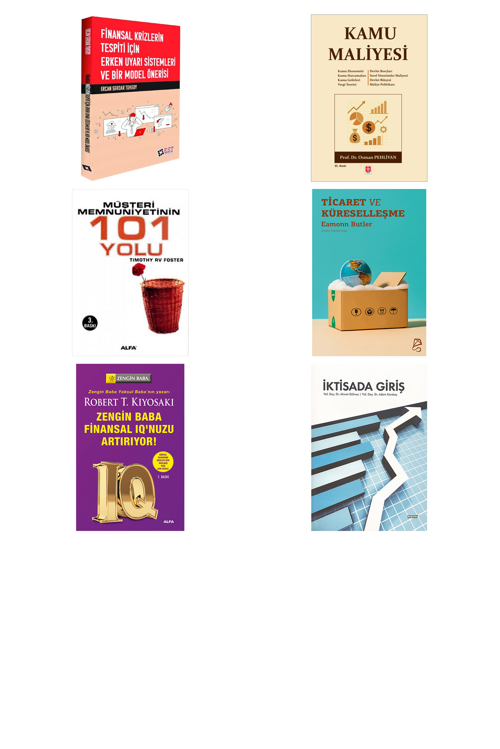 Finansal Krizlerin Tespiti İçin Erken Uyarı S... +5 Adet Ekonomi Kitabı